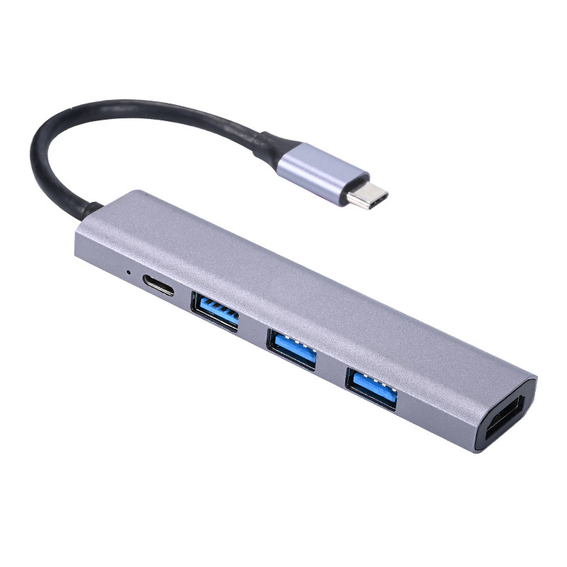 Naben-Adapter USB C Usb C Multiport zu USB-Nabe mit PD 100W, Uni (Nylon Slim&amp; Aluminum&amp;) USB-Art C zu USB-Adapter